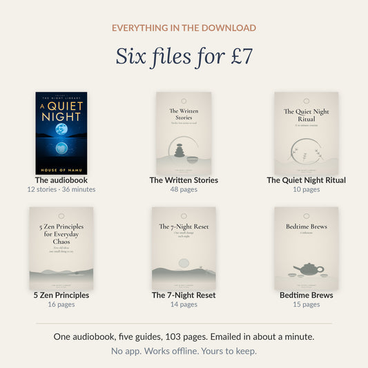 A Quiet Night: 12 Zen Stories, Audiobook and 5 Guides