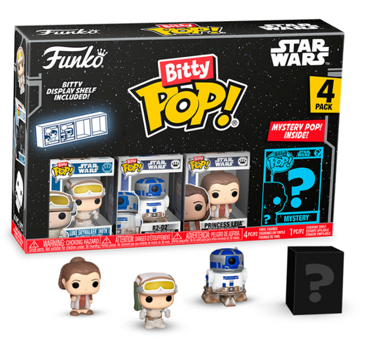 Funko Bitty Pop! 4-figure Blister Pack Star Wars Luke Skywalker