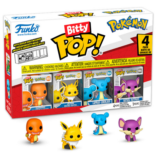 Funko Bitty Pop! 4-figure Blister Pack Pokemon Charmander